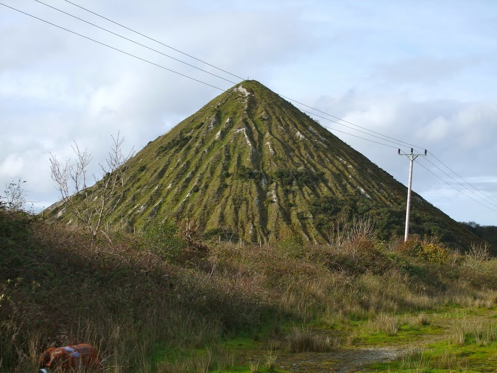 Cone of China Clay Waste, Carluddon, Cornwall by rustyruth