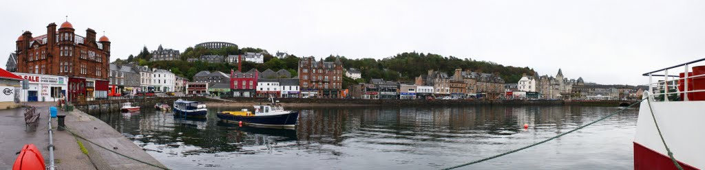 Oban harbour panorama by spif