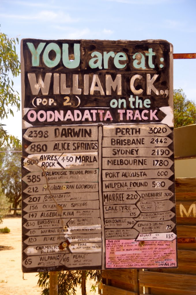 One of the many very useful Pink Roadhouse signs by James Vickers