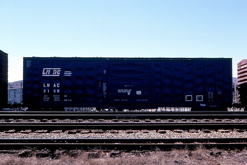 Louisville, New Albany & Corydon Railroad Company Box Car No. 3158 at Poughkeepsie, NY by Scotch Canadian