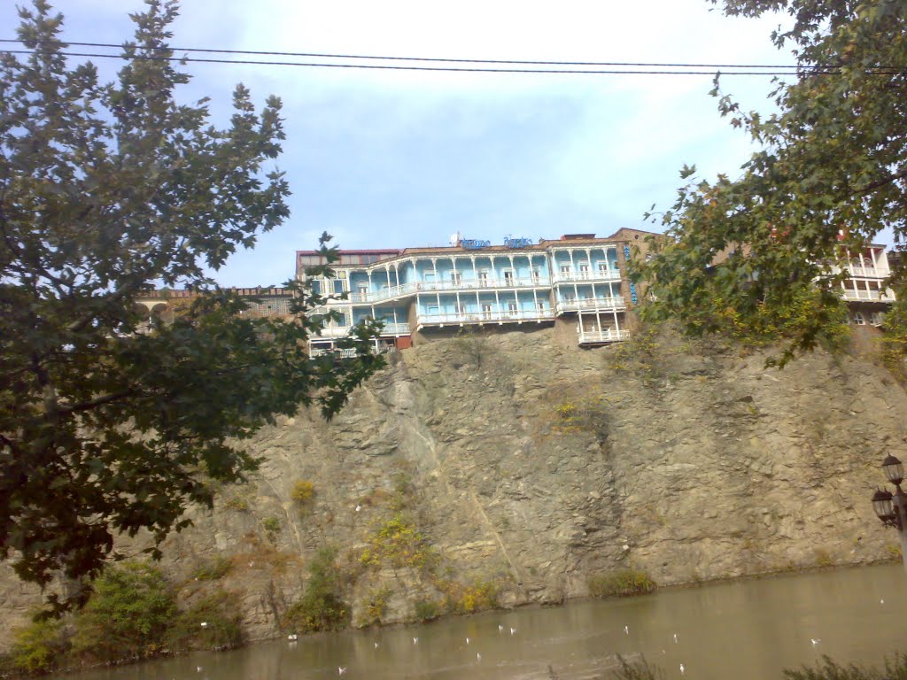 Old Tbilisi House on Mountain ძველი თბილისი by Mamuka Dalakishvili