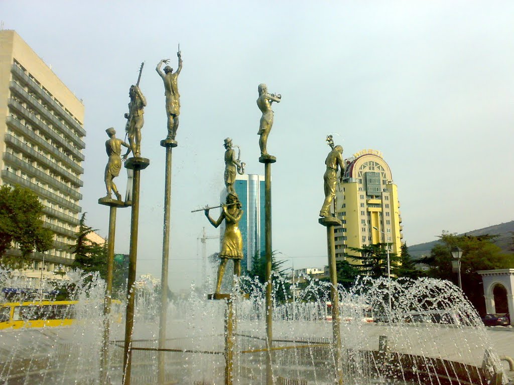 Fountain Musicant შადრევანი მუსიკოსები by Mamuka Dalakishvili