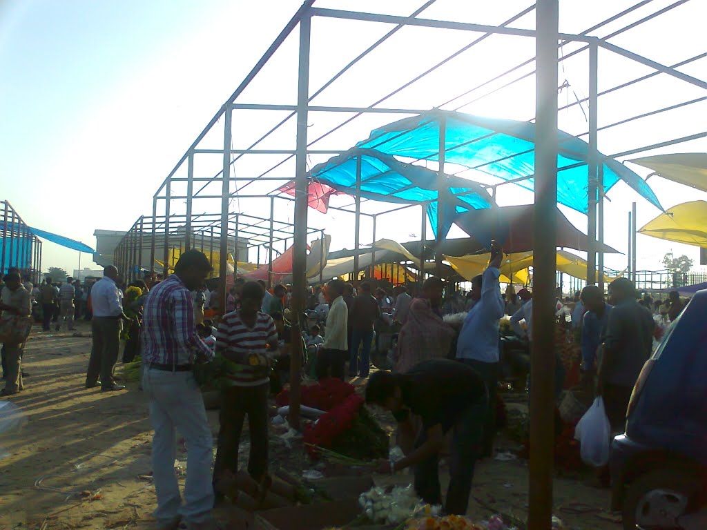 Flower market Gazipur by suchitaxaxa