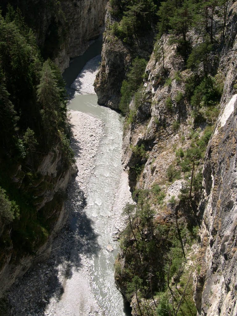 L'Arc vu du Pont du Diable à Aussois by Emmanuel Romanet