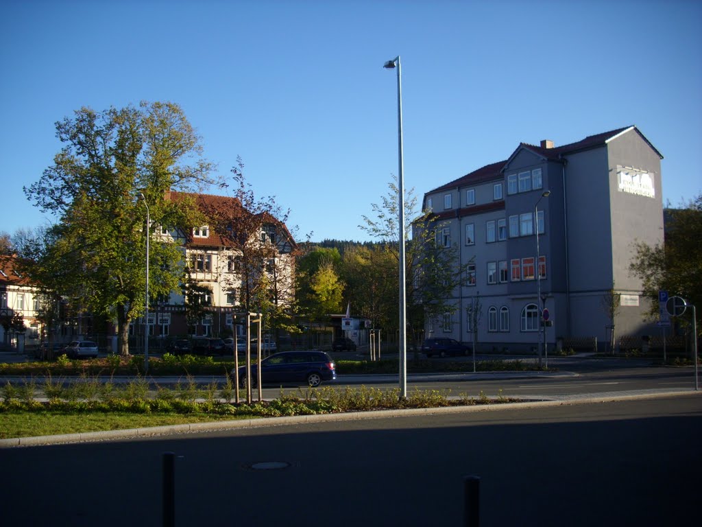 Ilmenau. Homburger Platz by Mykola Czerjoszyn