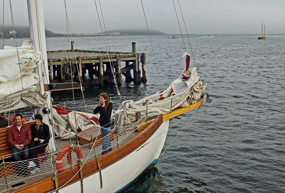 Pleasure Cruise Leaving Lunenburg Harbour by Chuckels