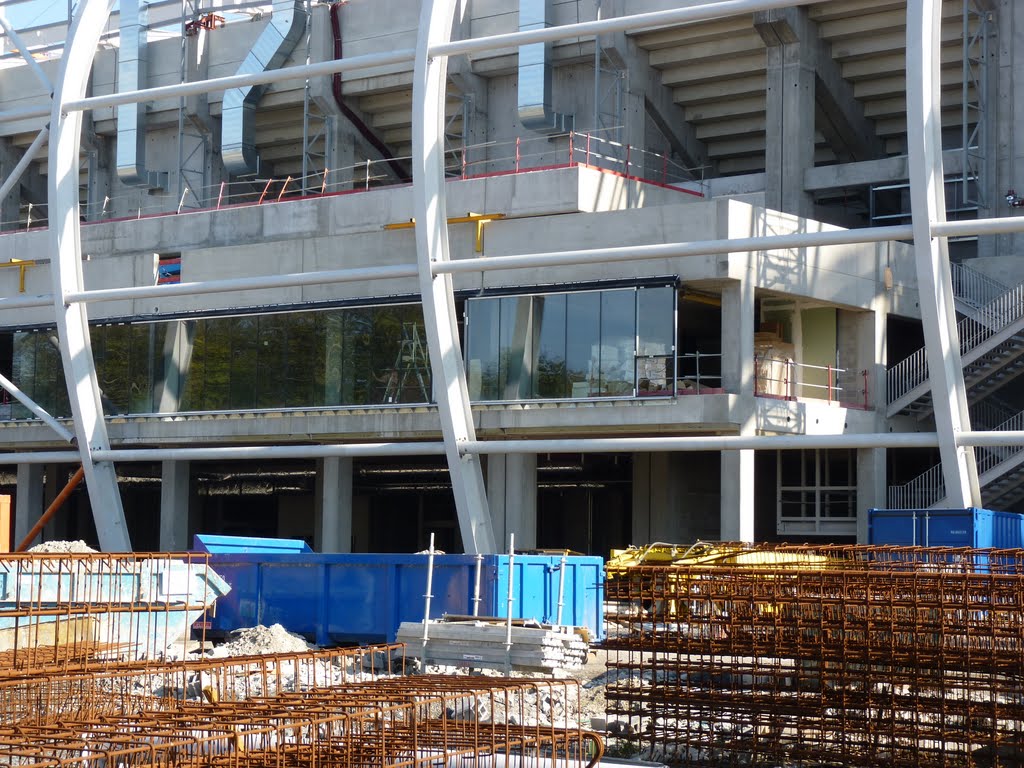 Villeneuve d'Ascq - Chantier du Grand Stade de Lille (Octobre 2011) by greg-007