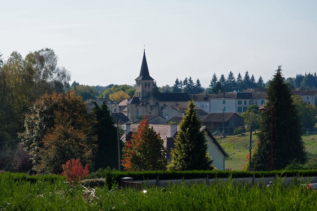 Dournazac Church - Oct 2011 by Mike Stuckey