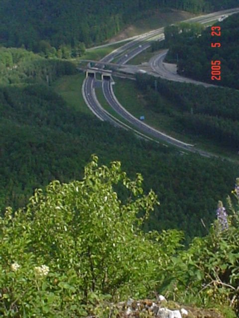 Autovia de Madrid vista del Pico de Orobe by JASegura