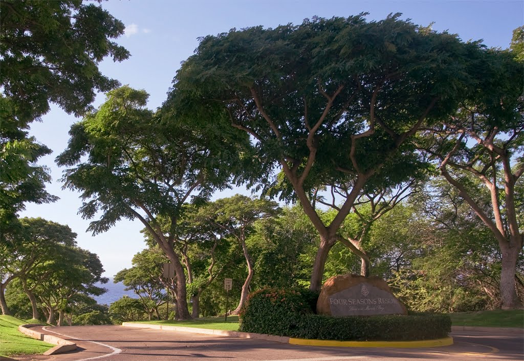 Entrance to the Four Seasons Resort Lana'i at Manele Bay by DigitalDiva