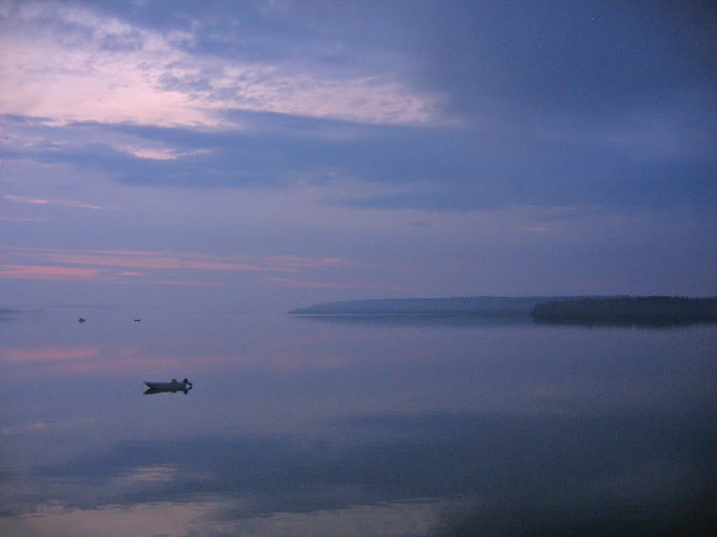 Boat on Misty Morn by Pakula