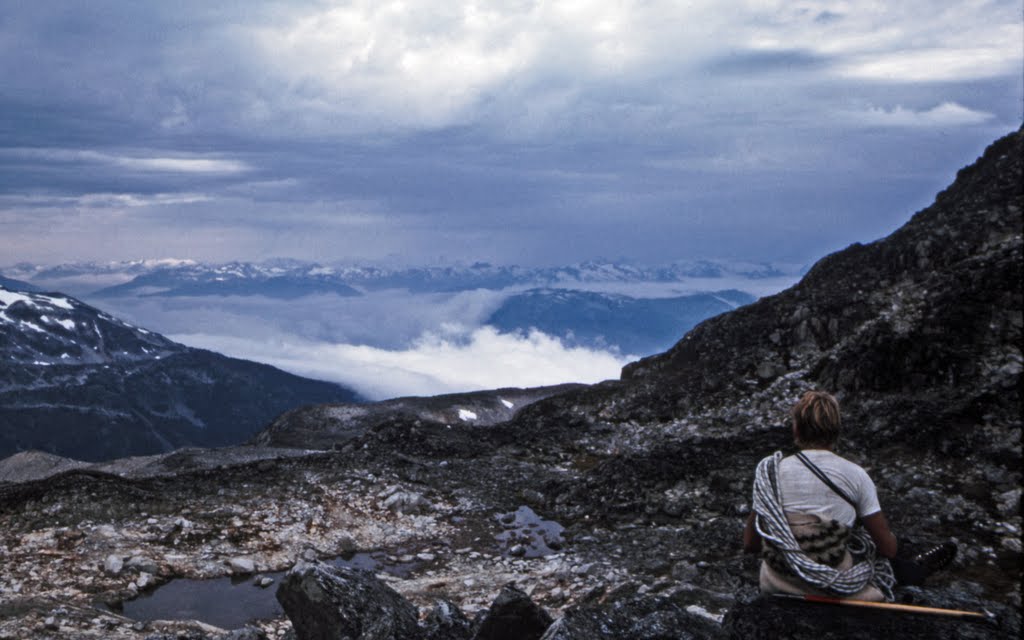 Wedge & Weart, view of Whistler Valley from Wedge by Cliff Jennings