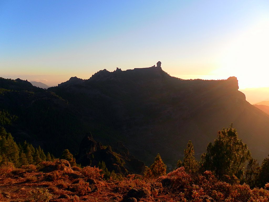 Atardecer Roque Nublo (Corral de los Juncos) by snaranjo