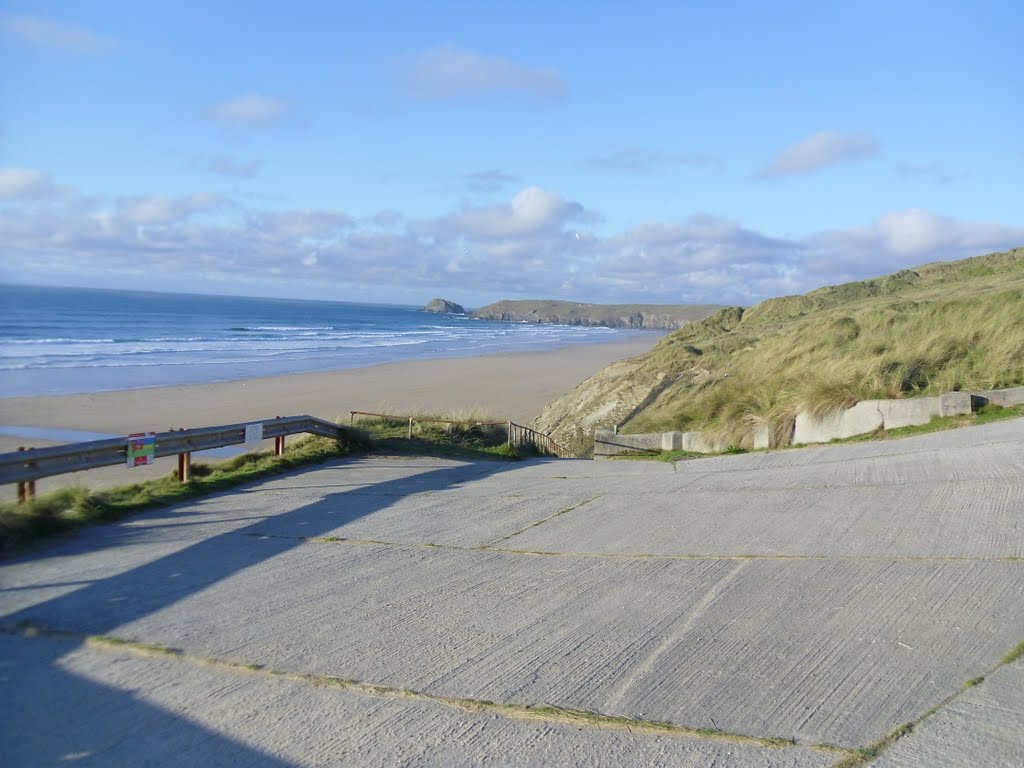 Perranporth Beach by benjyt