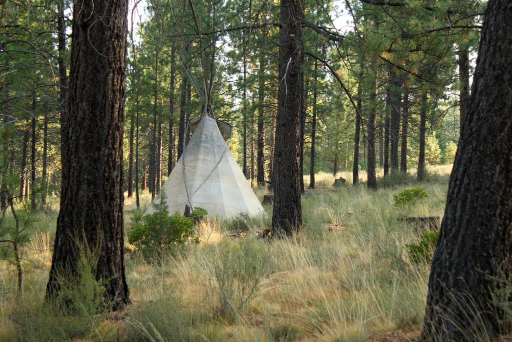 TeePee at High Desert Museum by Ted G Johnston