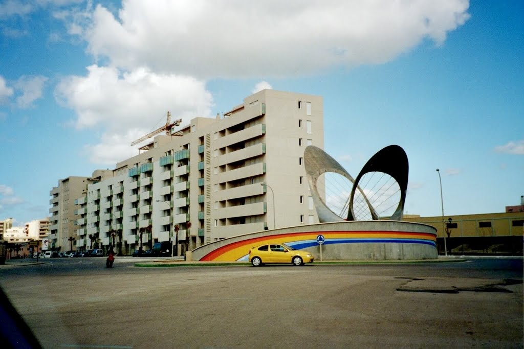 Avenida Ejercito at Paseo Maritimo and Avenida Principe de Asturias, La Linea, Spain by David Kanzeg