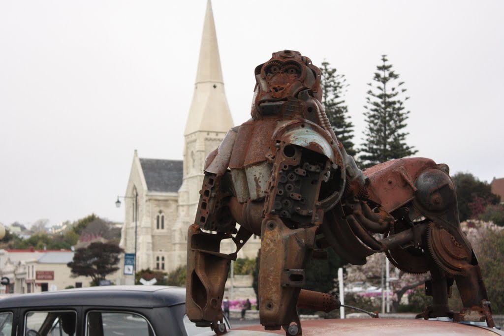 Steampunk Art, Main Street by Steve Busson