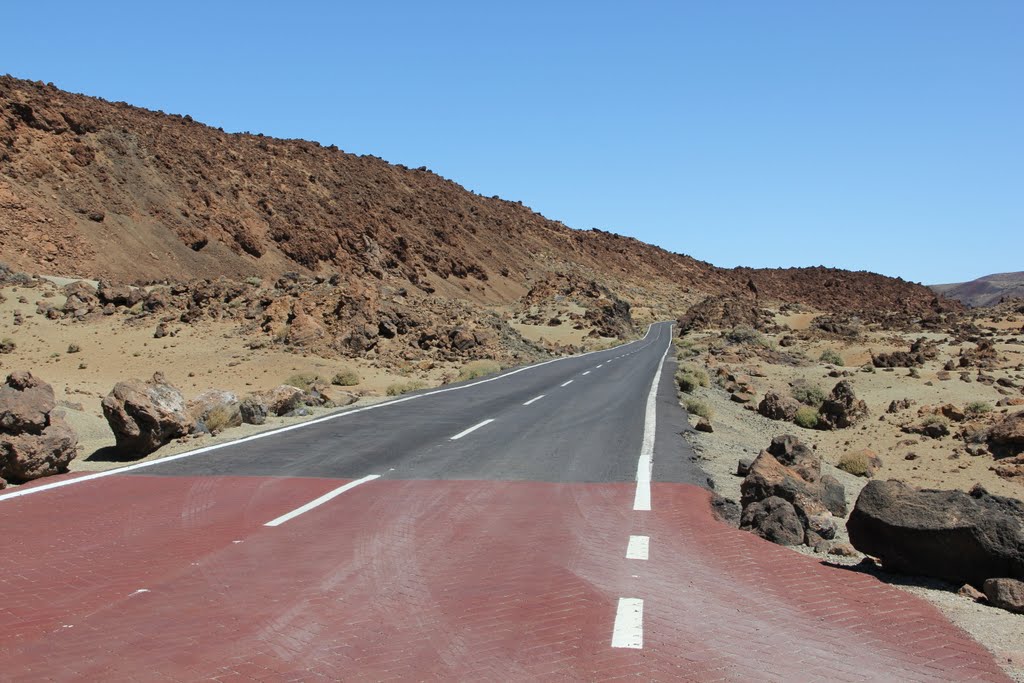 National park Teide,island road TF 21 by Milan Hlaváč