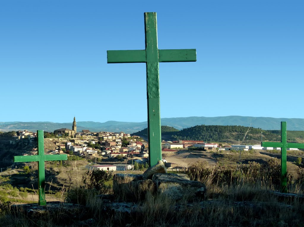 BRIONES (Valle del Alto Ebro-La Rioja). 2011. 09. Vista de Briones desde el Calvario. by Carlos Sieiro del Nido