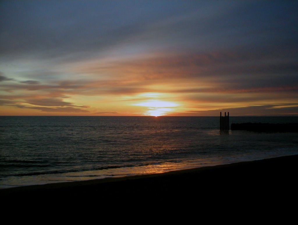 Westbay Winter Sunset by George Illing