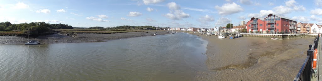 Panoramic of River Colne at Wivenhoe by m@cotta