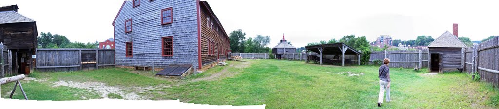 Inside Fort Western by Edward Rooks