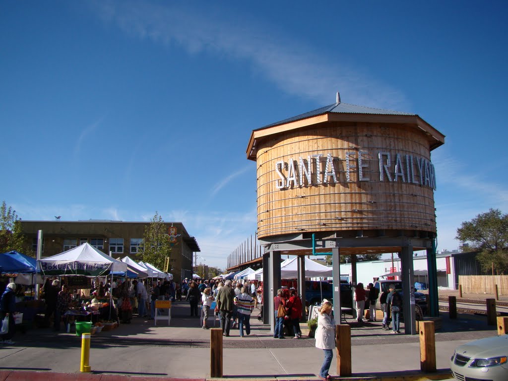 Santa Fe Railroad water tank by John Hains