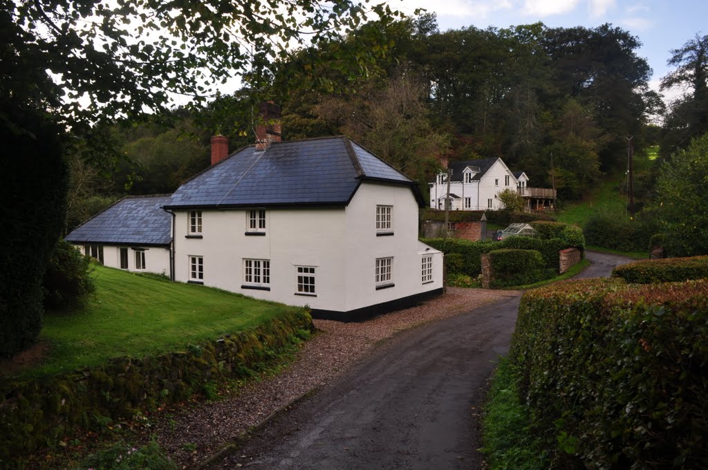 Houses in the Exe Valley by A Photographer