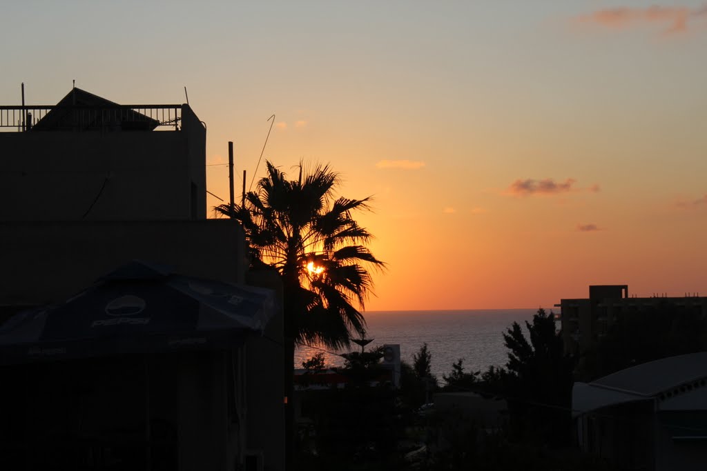 View from Avlida hotel's balcony by Yeg