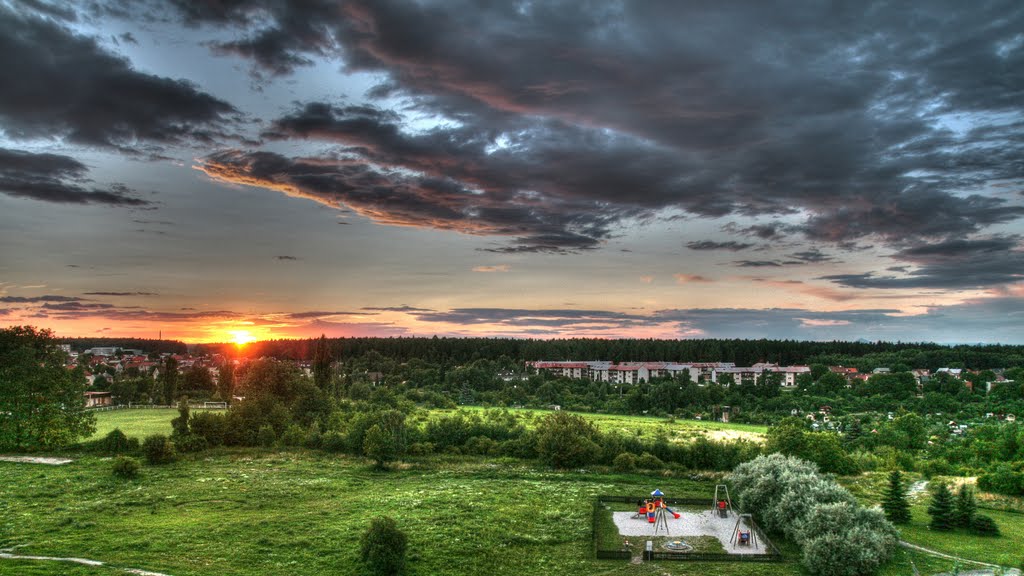 Západ slunce nad Rozdělovem 2011 by stavik2