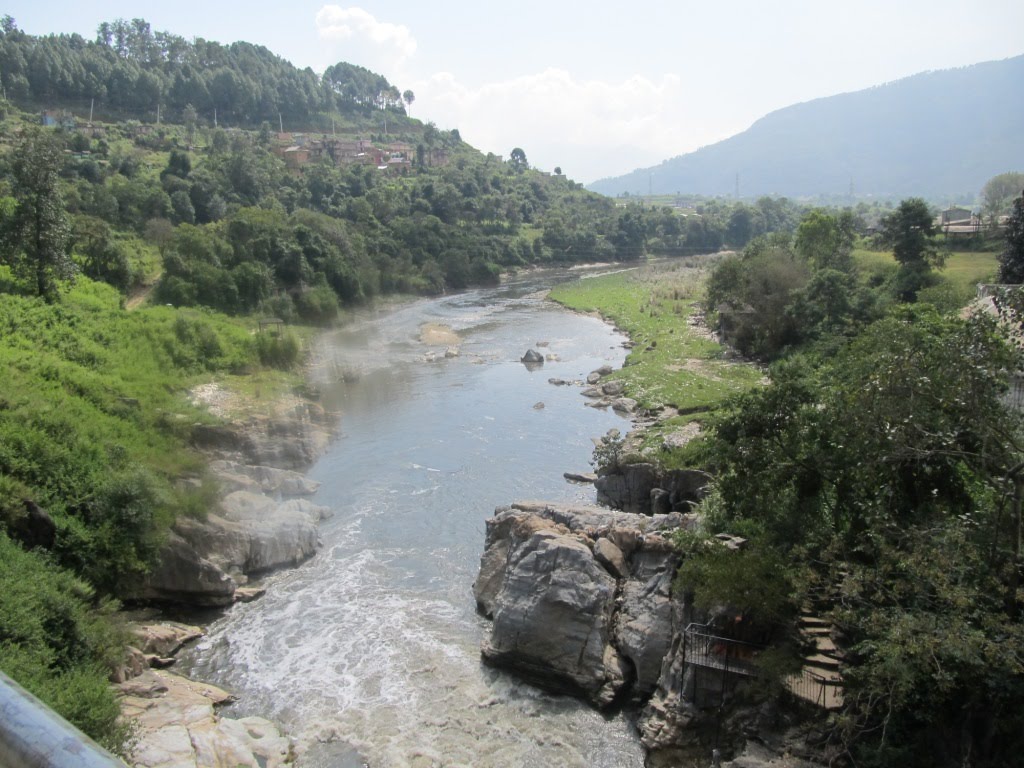 Jalbinayk-Chovar showing Bagmati river by Nirmal Raj Joshi