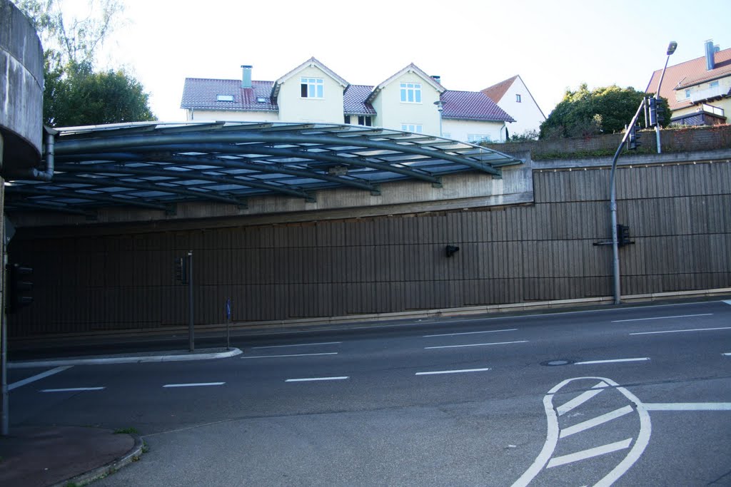 Einfahrt Tunnel Südtangente Ellwangen 16.10.2011 by Scott Ellwanger