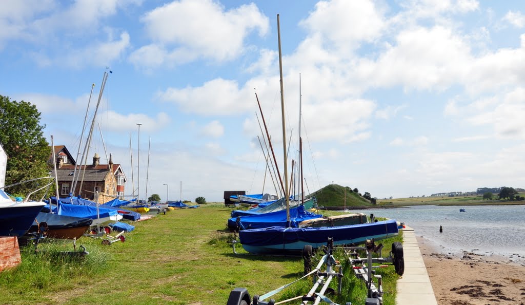 Blue boats - Alnmouth by NikonWoman