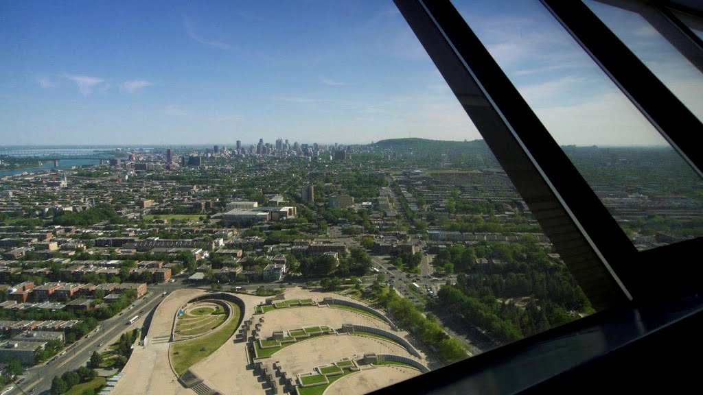 Montreal from Olympic Stadium by Jean-Philippe Desjeu…