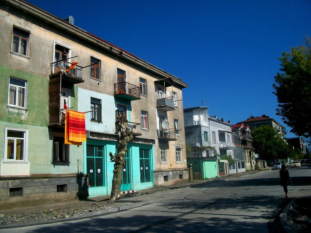 Houses in Gorgasali street, Batumi by Pogromca Gašnič