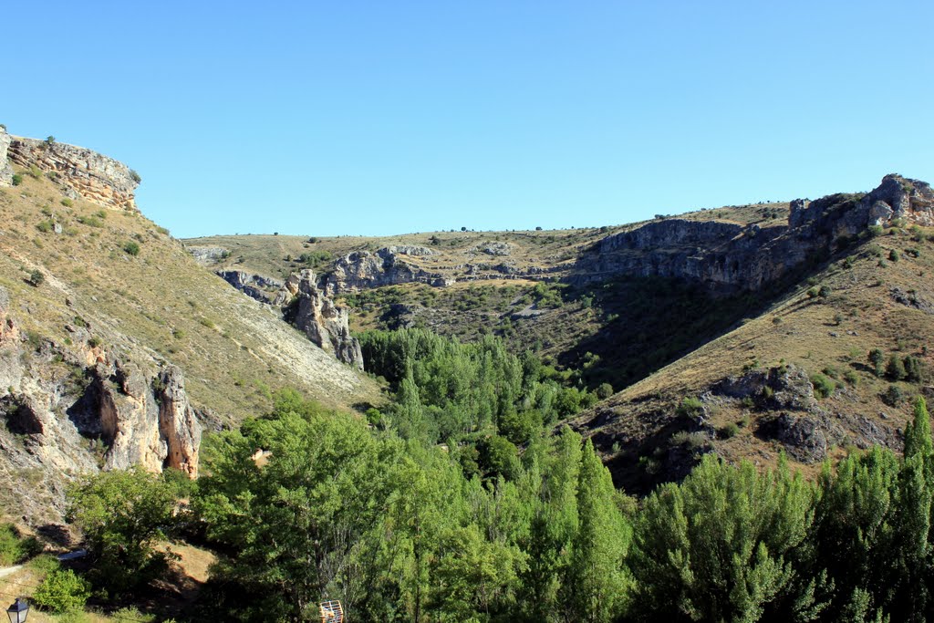 Vista superior de la Hoz del Río Dulce, Guadalajara, España by javierseg