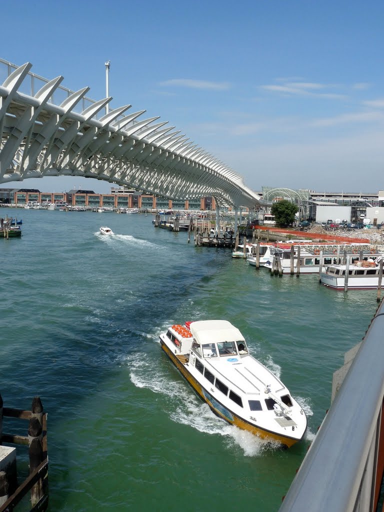 Venice. Peoplemover connecting port and Piazzale Roma. It by Petr Bohm