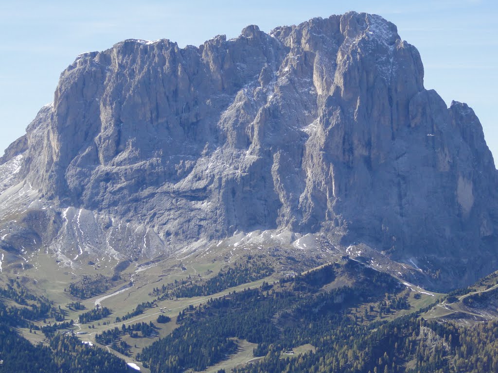 Blick von der Cirspitze zum Langkofel by Rainer Wichmann