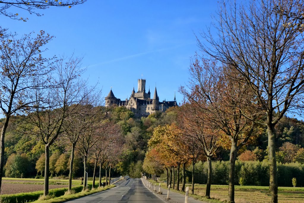 Zufahrt zur Marienburg (Hannover) by Burkhard Foltz