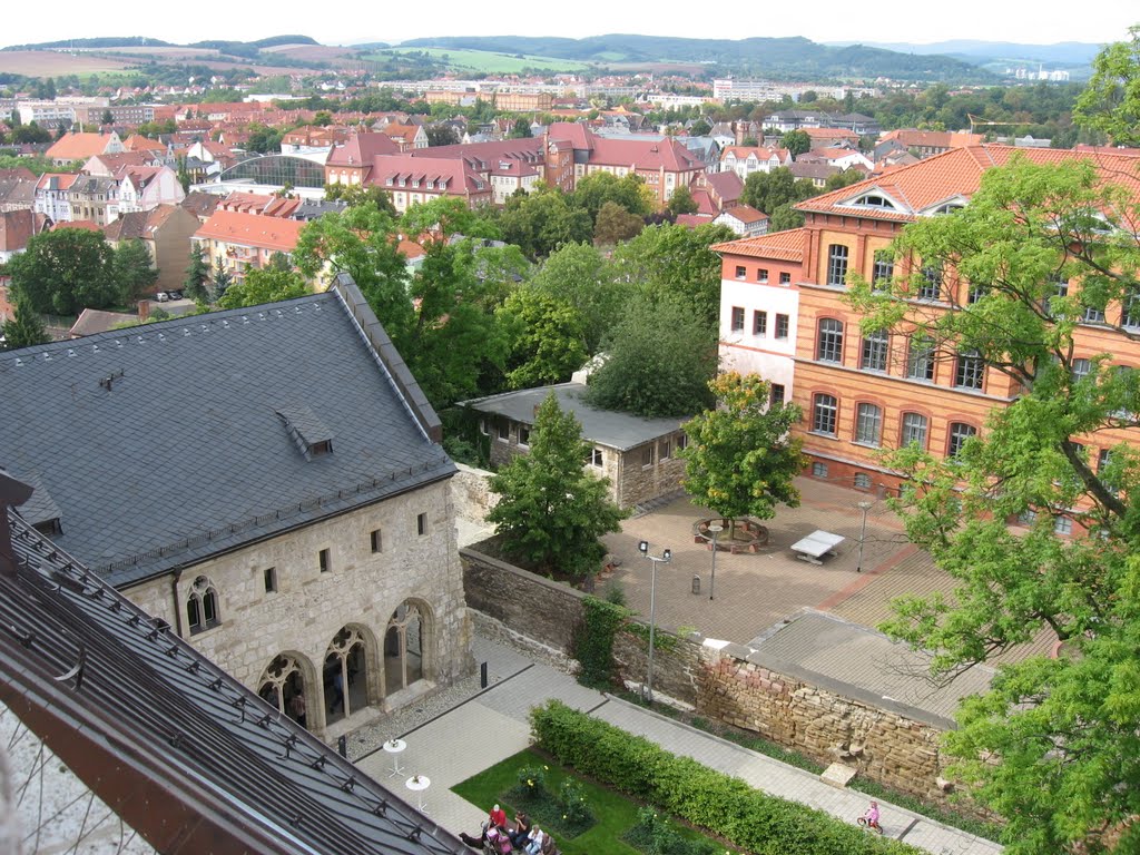 Nordhausen, Altstadt vom Dom gesehen by Eckbert John