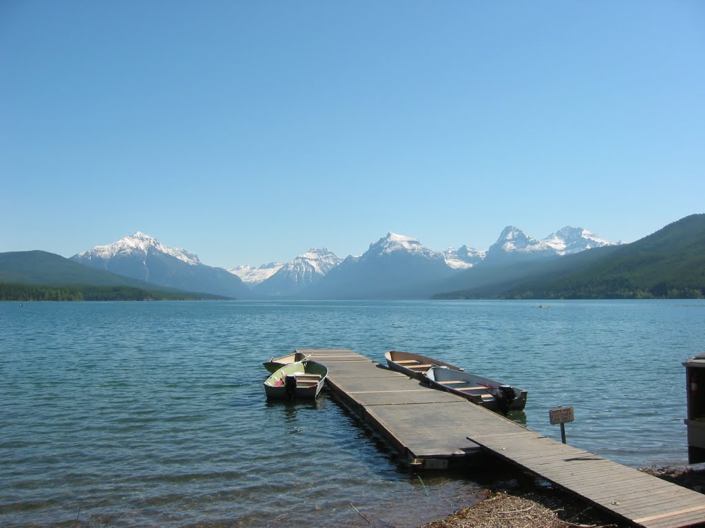 Lake McDonald, Glacier National Park, Montana - June 14, 2002 by Scott Wetzel