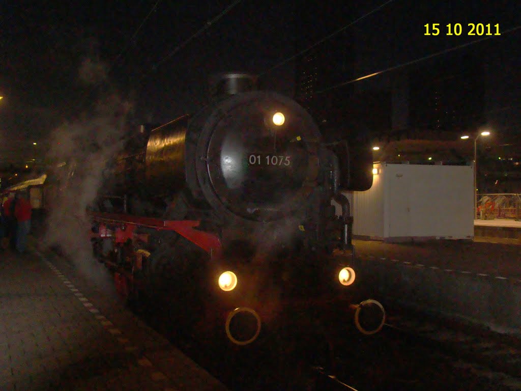 1839 15-10-11 SSN Ahrtal Express 2 Rotterdam-CS De 01 1075 voor de trein op spoor 15 (2) by paklos