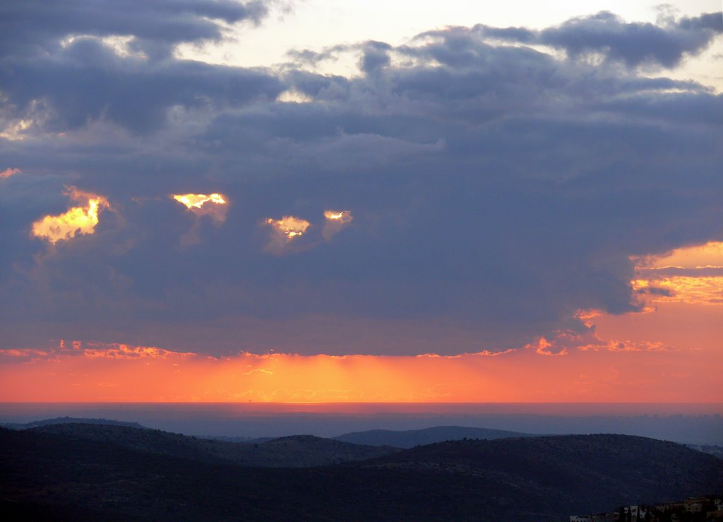 Mediterranean Sea from Ariel (23-NOV-07) #3 by Ilya Borovok