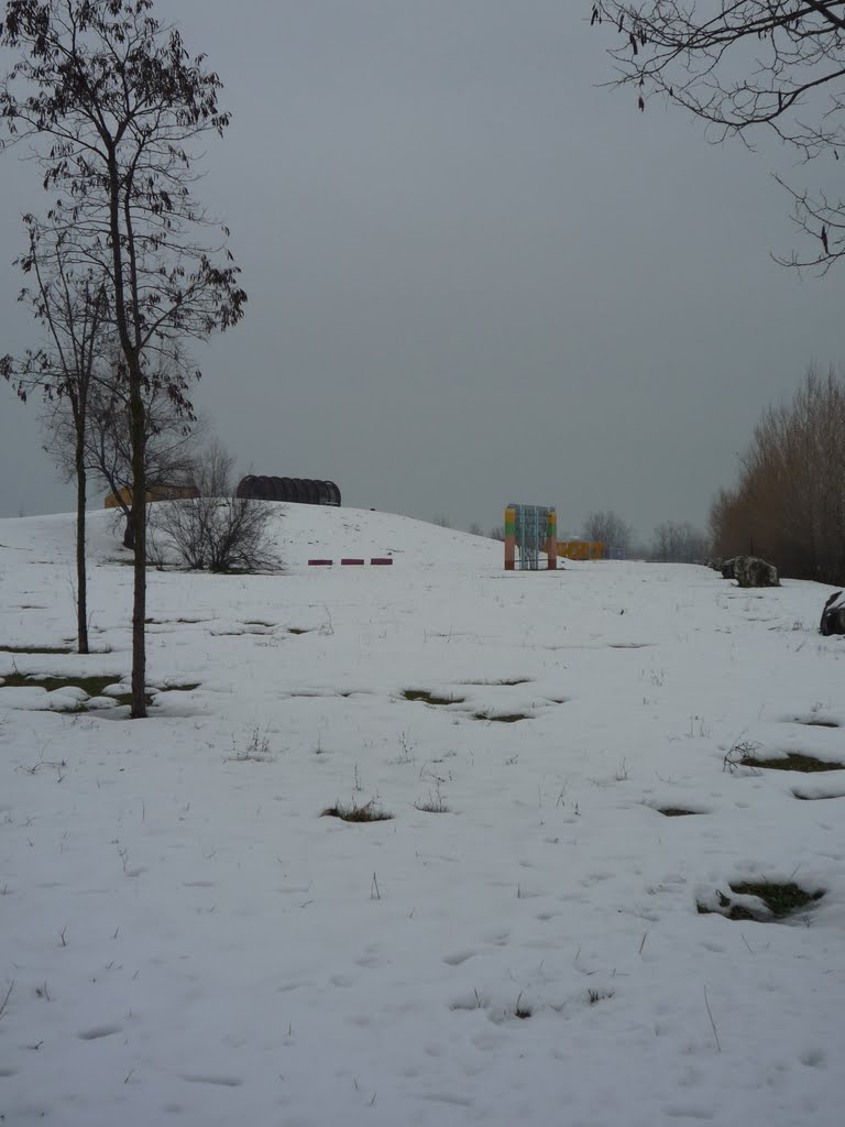 Neve al Parco della cava.Marzo 2011.Poggio Berni by ronnyraggini