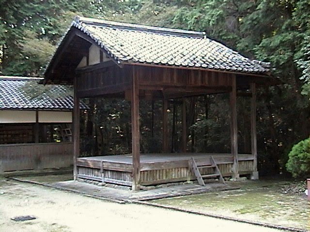 Noh Theatre Stage, Taka-jinja. by The Outdoorholic