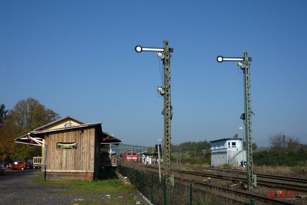 Stockheim; Bahnknotenpunkt by W.Daniel