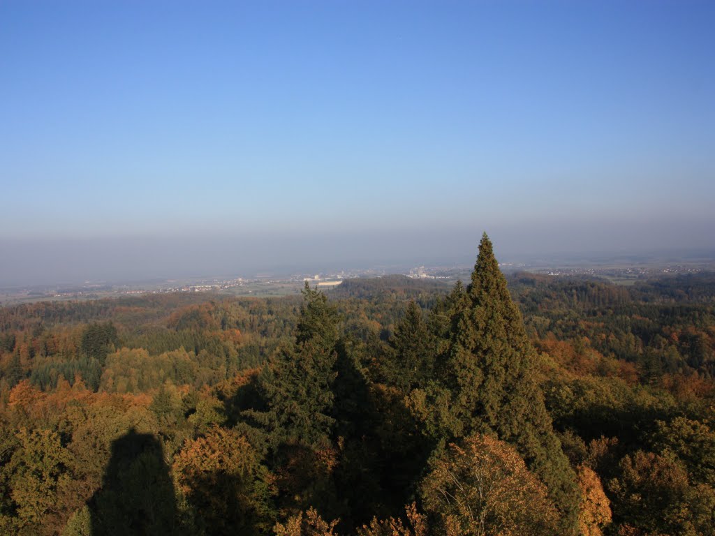 Burgbergturm Aussicht Rundblick Bild 8 Richtung Crailsheim ,Osten by MH75