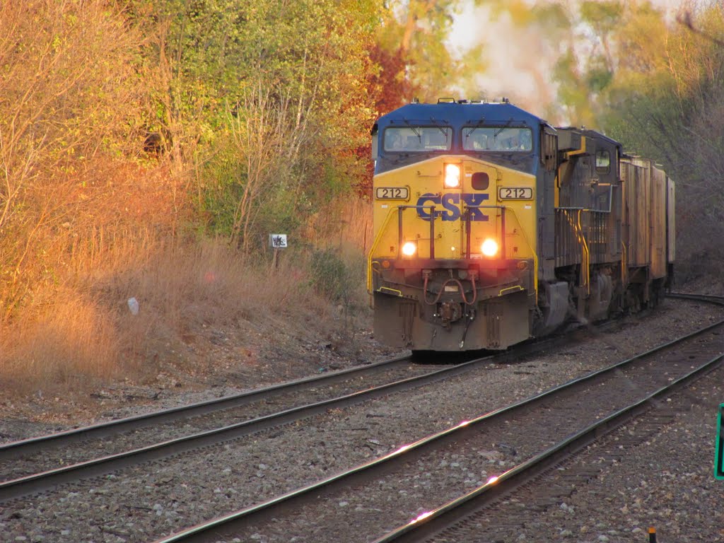 CSX west bound at Como Ave. crossing St.Paul, MN by captainmorgan757