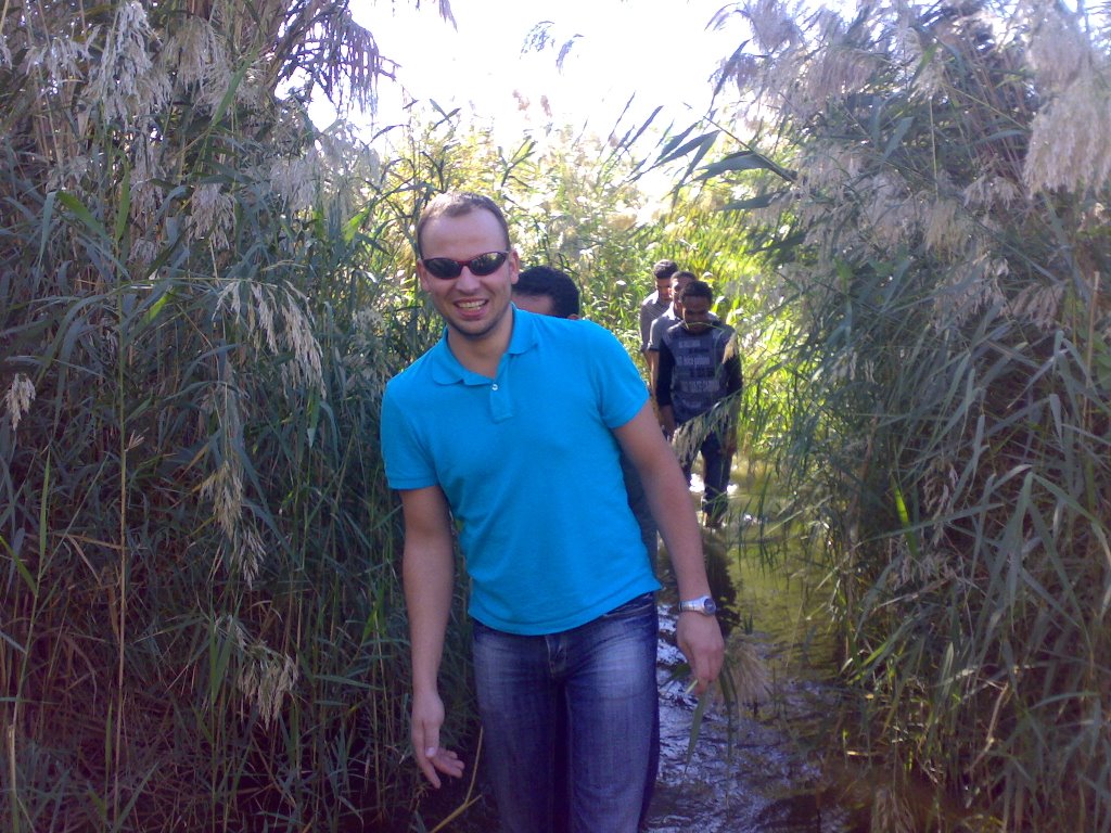 In Al Fayyum am Wasserfall by Karsten Hoffmann