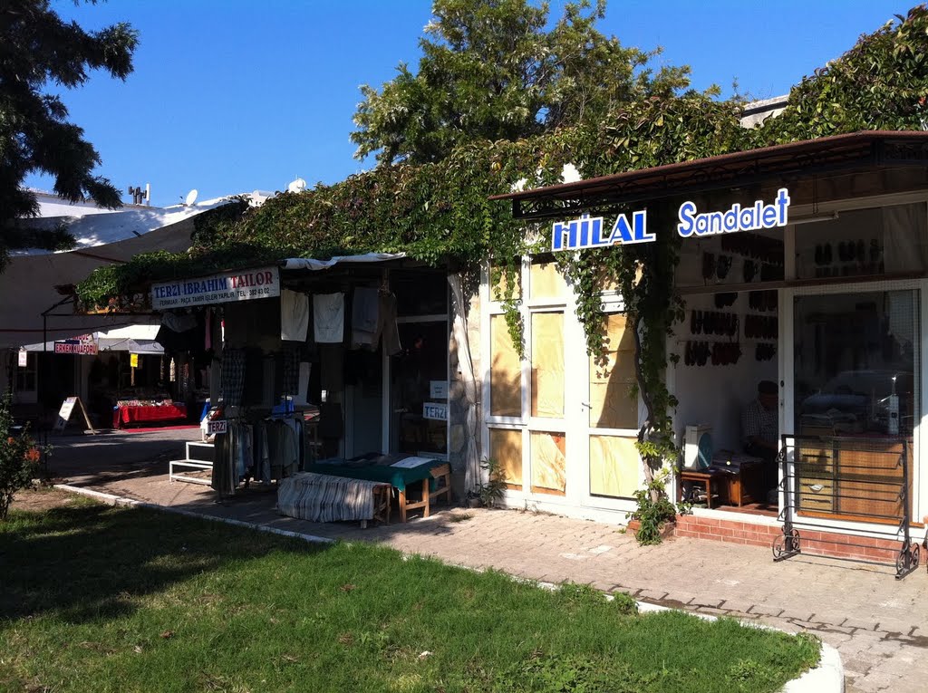 Shops used by local people by Michael Thomas